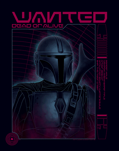 MANDALORIAN BOUNTY (3D Lenticular) by Bruce Yan