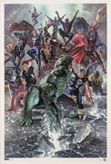 Limited edition screen print MARVEL LEGACY #1 (regular) by Alex Ross Marvel Legacy #1 by Alex Ross - Limited Edition Regular Giclee Art Print