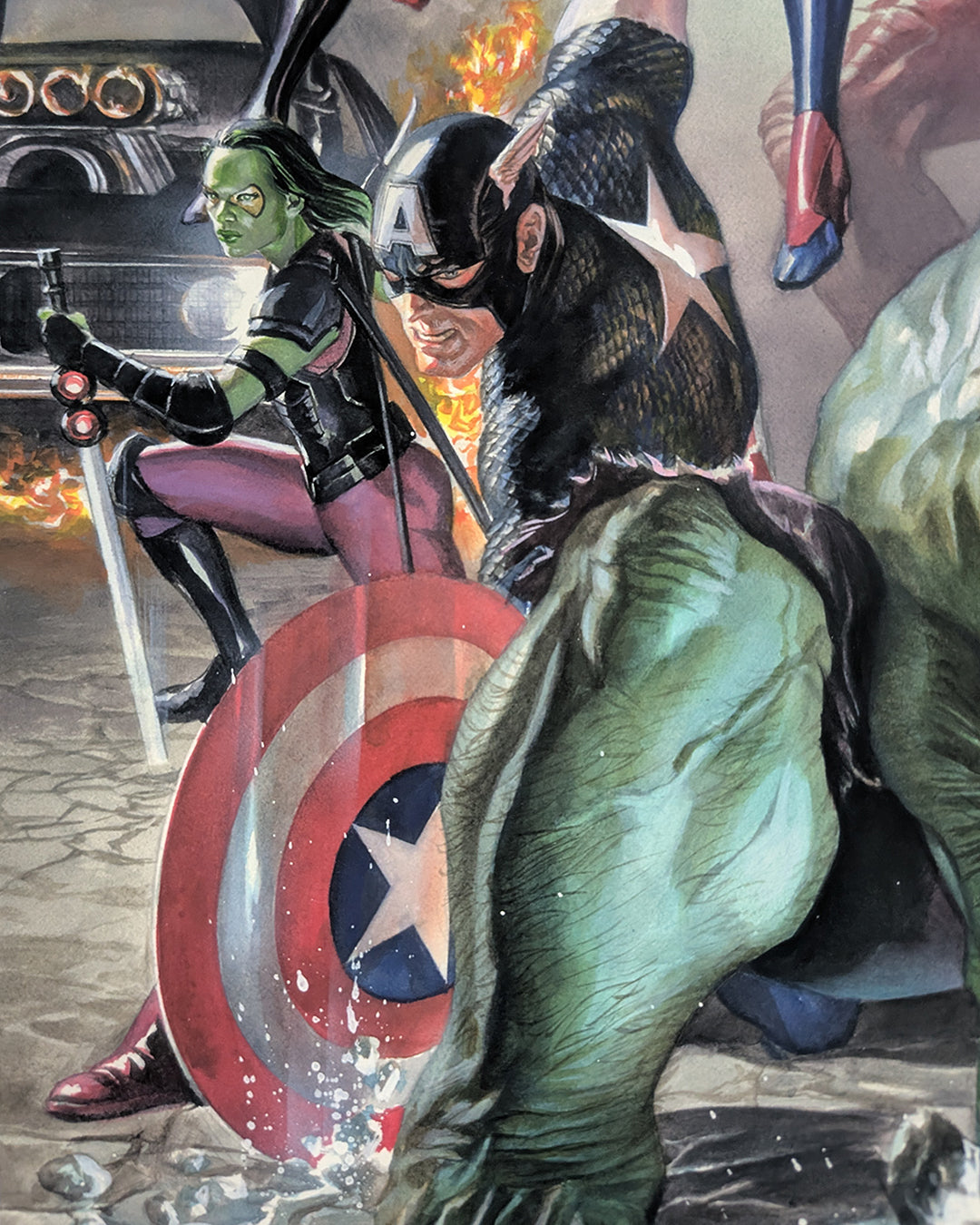 Limited edition screen print MARVEL LEGACY #1 (regular) by Alex Ross Marvel Legacy #1 by Alex Ross - Limited Edition Regular Giclee Art Print