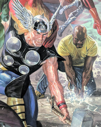 Limited edition screen print MARVEL LEGACY #1 (regular) by Alex Ross Marvel Legacy #1 by Alex Ross - Limited Edition Regular Giclee Art Print