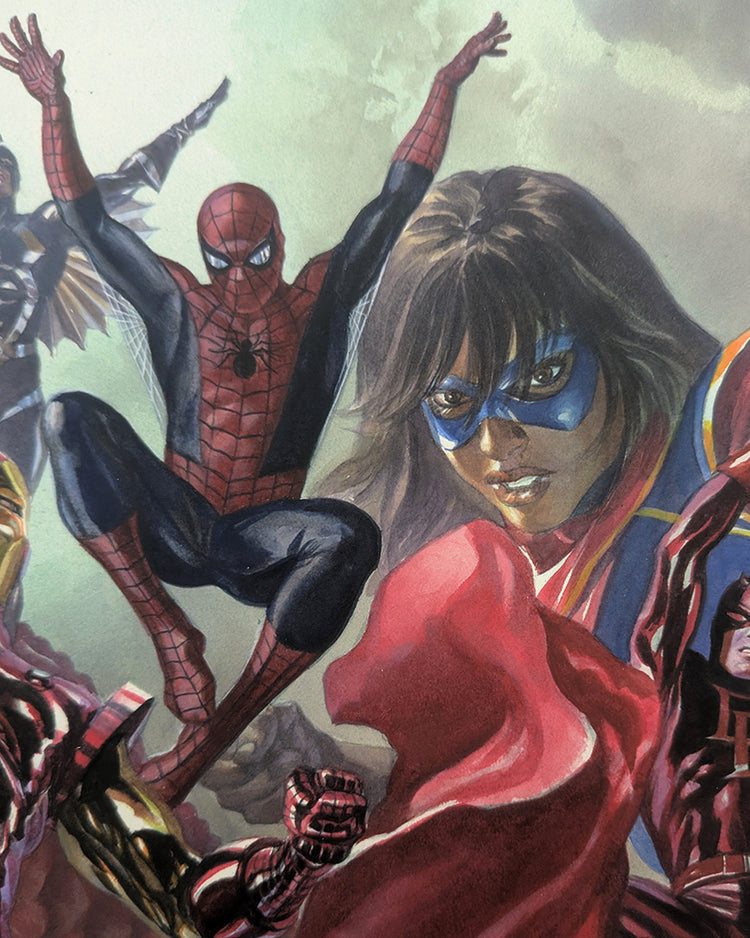 Limited edition screen print MARVEL LEGACY #1 (regular) by Alex Ross Marvel Legacy #1 by Alex Ross - Limited Edition Regular Giclee Art Print