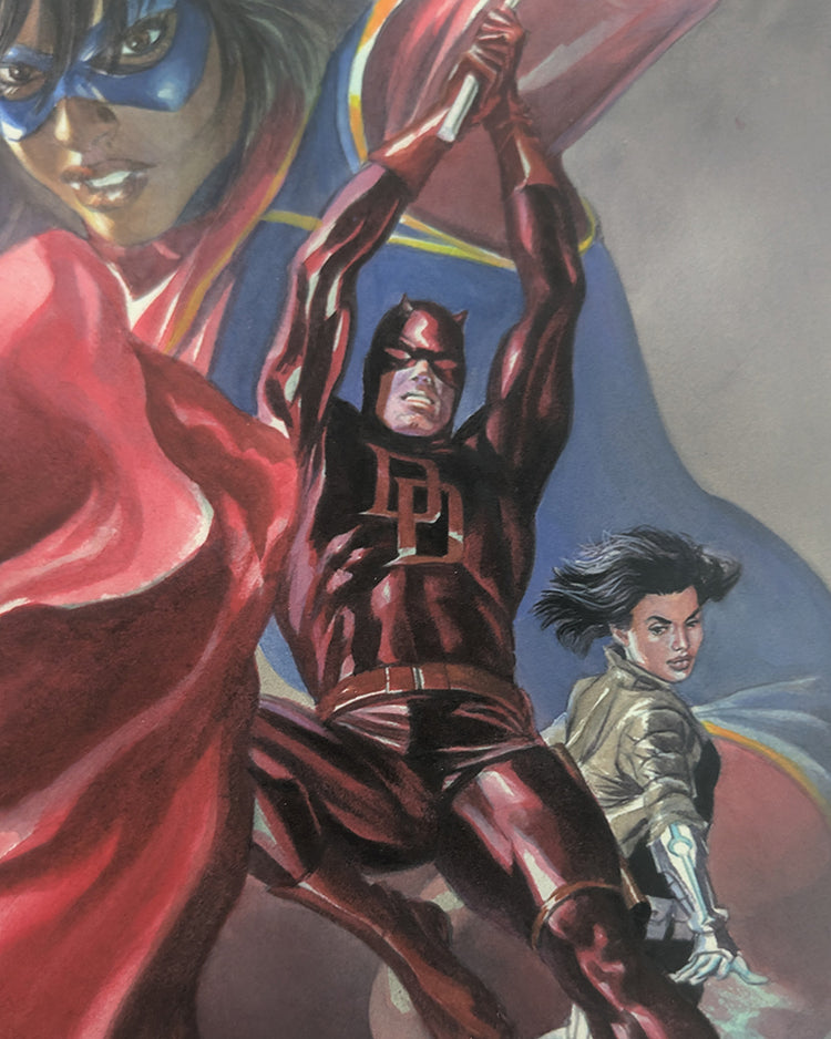 Limited edition screen print MARVEL LEGACY #1 (regular) by Alex Ross Marvel Legacy #1 by Alex Ross - Limited Edition Regular Giclee Art Print