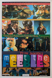 MEET THE FEEBLES (1989) - U.S. video poster