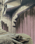 The Mummy by Tom Walker - Limited Edition Gold Foil Variant AMP Karl FreundLimited edition The Mummy screen print by Tom Walker. Hand-numbered silkscreen, gold foil variant edition of 50. Universal Monsters 1932 classic, mint.