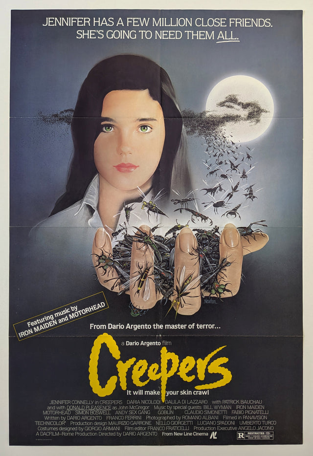 CREEPERS (1985) – US one sheet