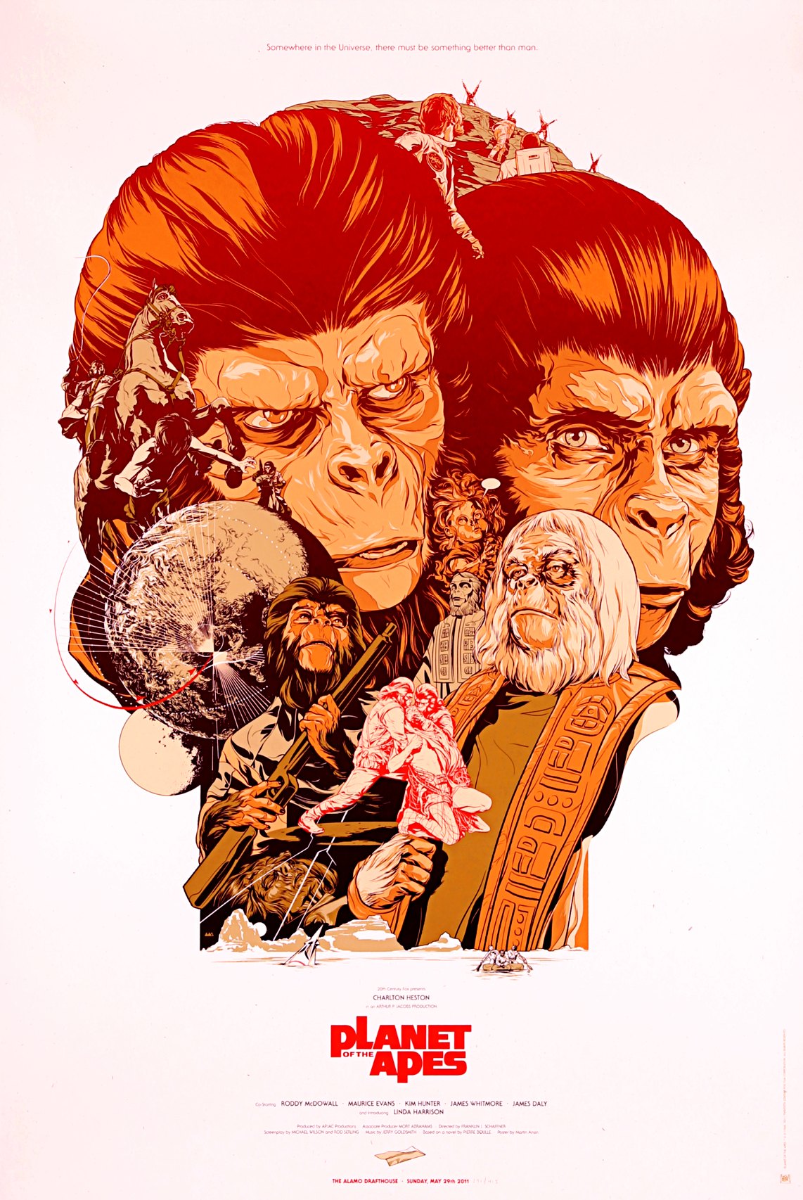 PLANET OF THE APES (sideshow variant) by Martin Ansin