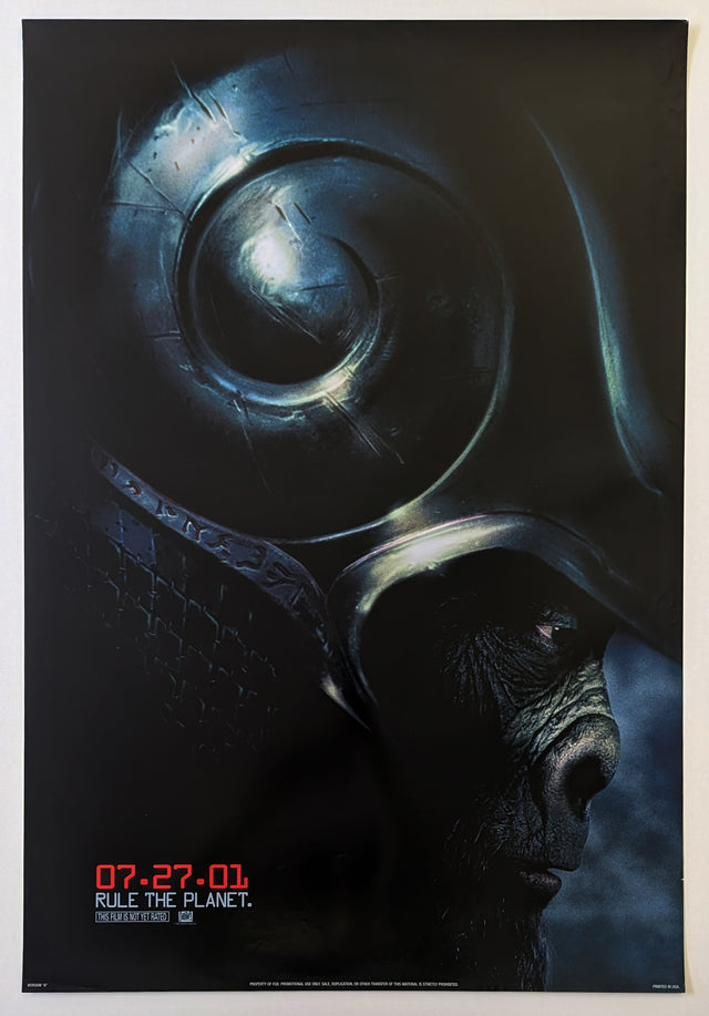 PLANET OF THE APES (2001) – Teaser Style – U.S. Double-Sided One Sheet