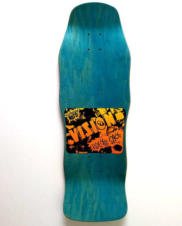 PSYCHO STICK Vision reissue Skate Deck (turquoise) by Andy Takakjian