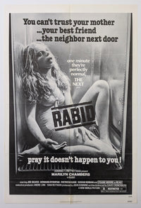 RABID (1977) – US one sheet