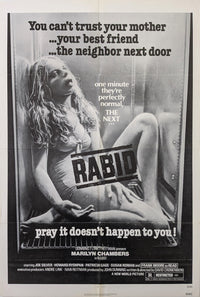 RABID (1977) – US one sheet