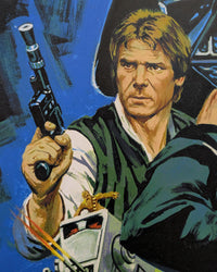 RETURN OF THE JEDI (red title) by Paul Mann