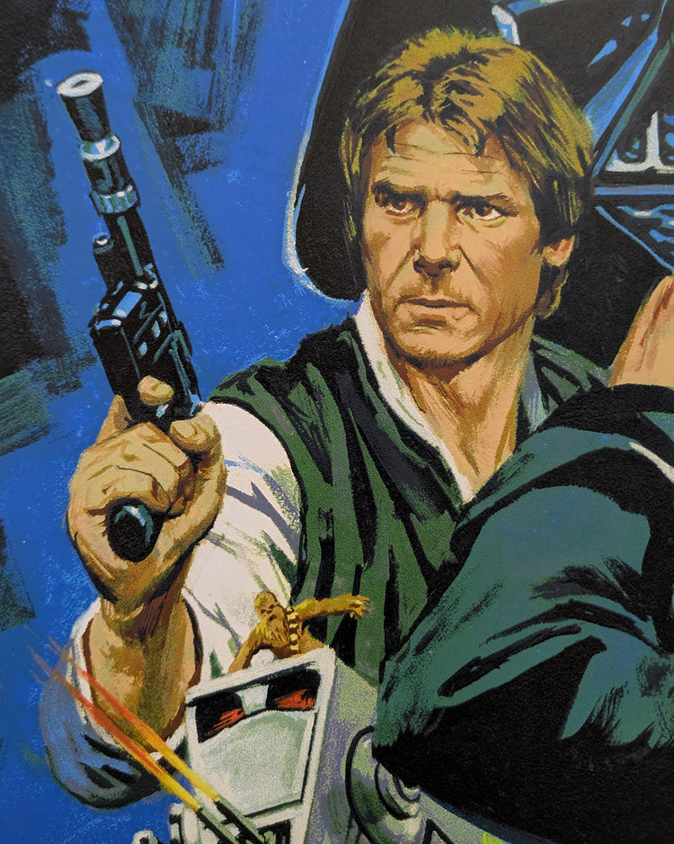 RETURN OF THE JEDI (red title) by Paul Mann