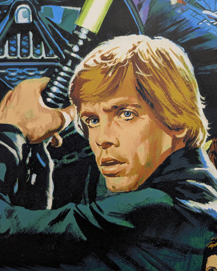 RETURN OF THE JEDI (red title) by Paul Mann