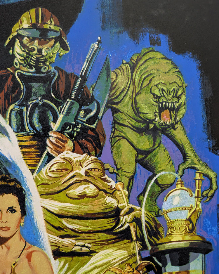 RETURN OF THE JEDI (red title) by Paul Mann
