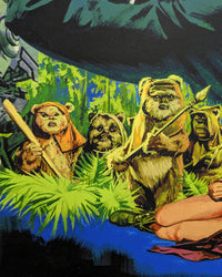 RETURN OF THE JEDI (red title) by Paul Mann