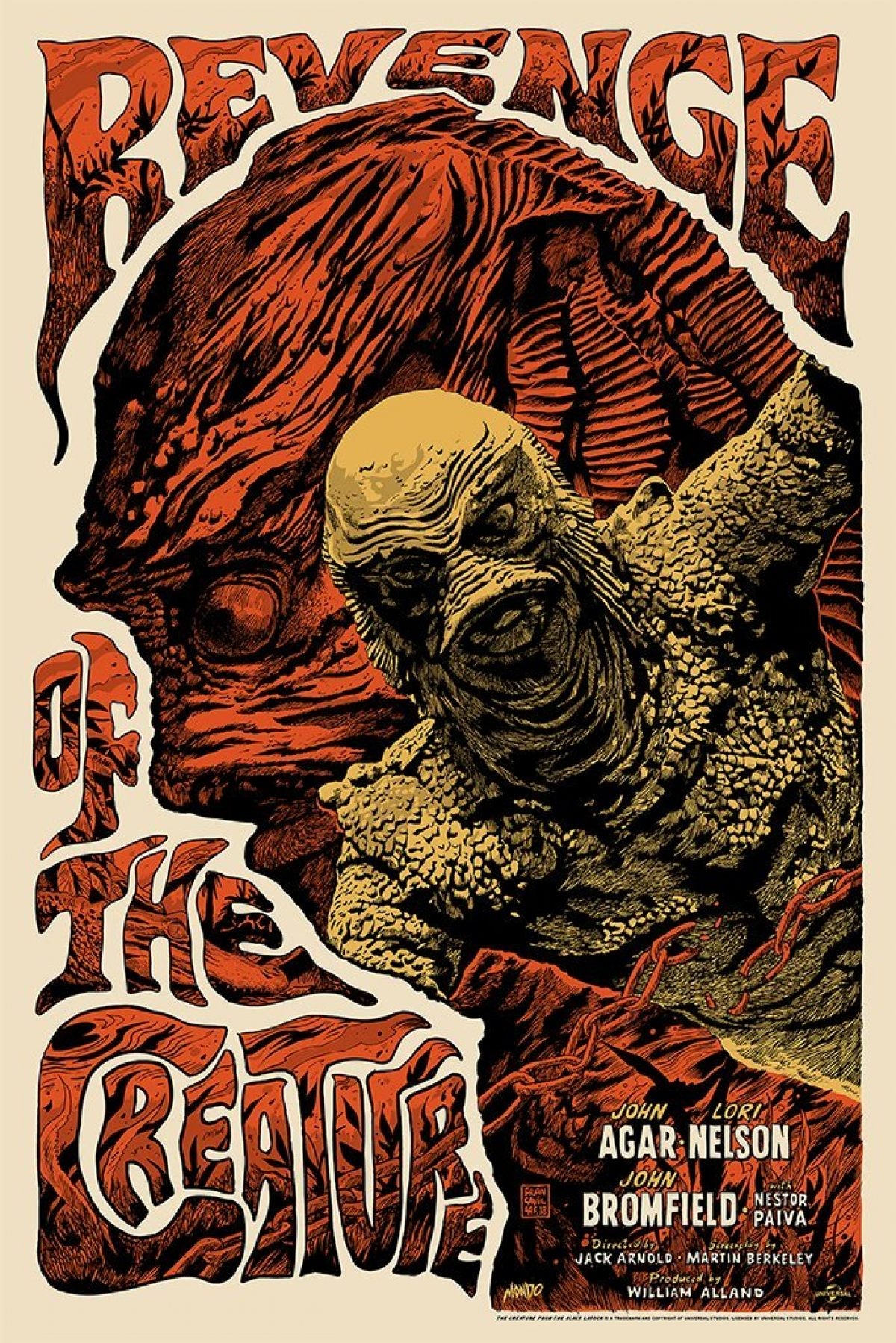 REVENGE OF THE CREATURE (variant) by Francesco Francavilla