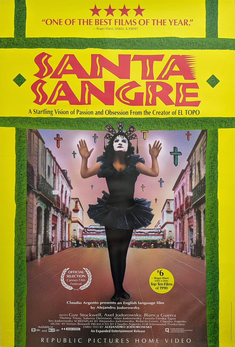 SANTA SANGRE (1989) – US promotional poster