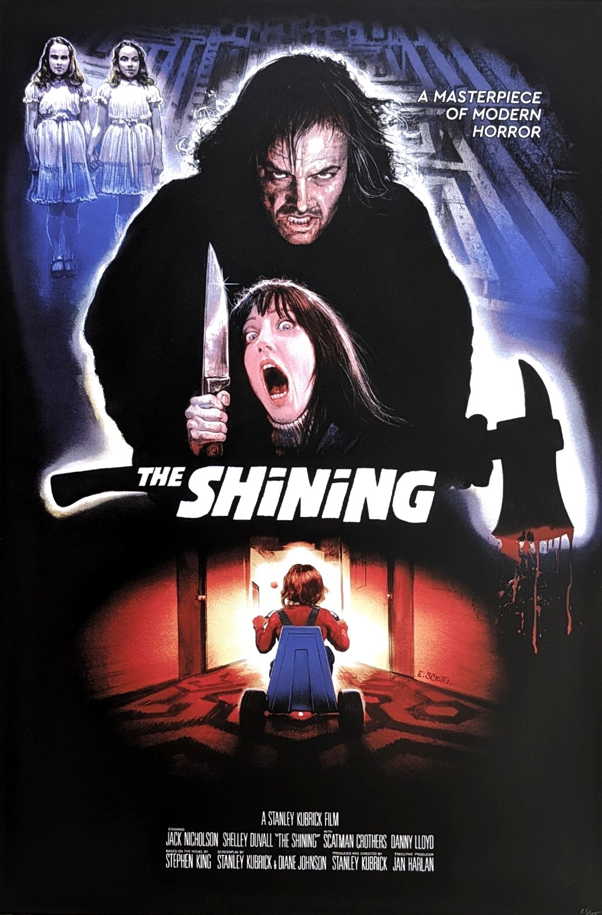 The Shining Movie Poster Fridge Magnet – Blue Crab Magnets, Officially Licensed? (Unbranded), Made In USA