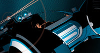 BLADE RUNNER: SPINNER (metal) by Craig Drake