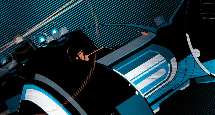 BLADE RUNNER: SPINNER (metal) by Craig Drake