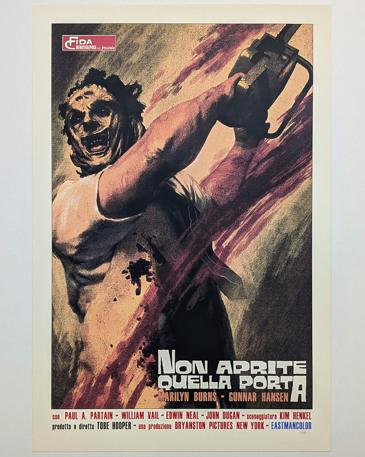 TEXAS CHAIN SAW MASSACRE, THE (Italian variant) by Richard Hilliard