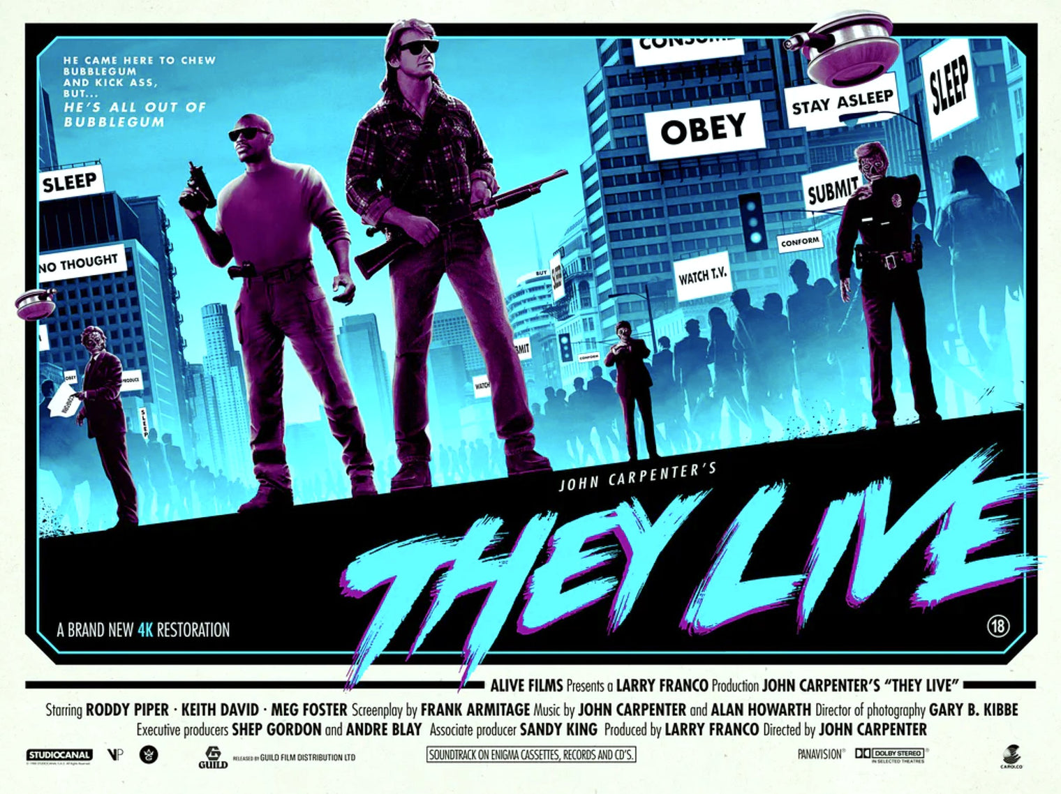 THEY LIVE (U.K. quad) by Matt Ferguson