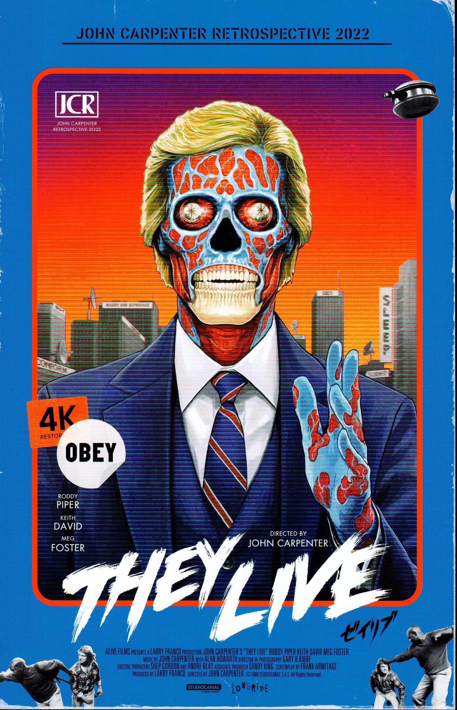 They Live (rerelease) - Japanese chirashi