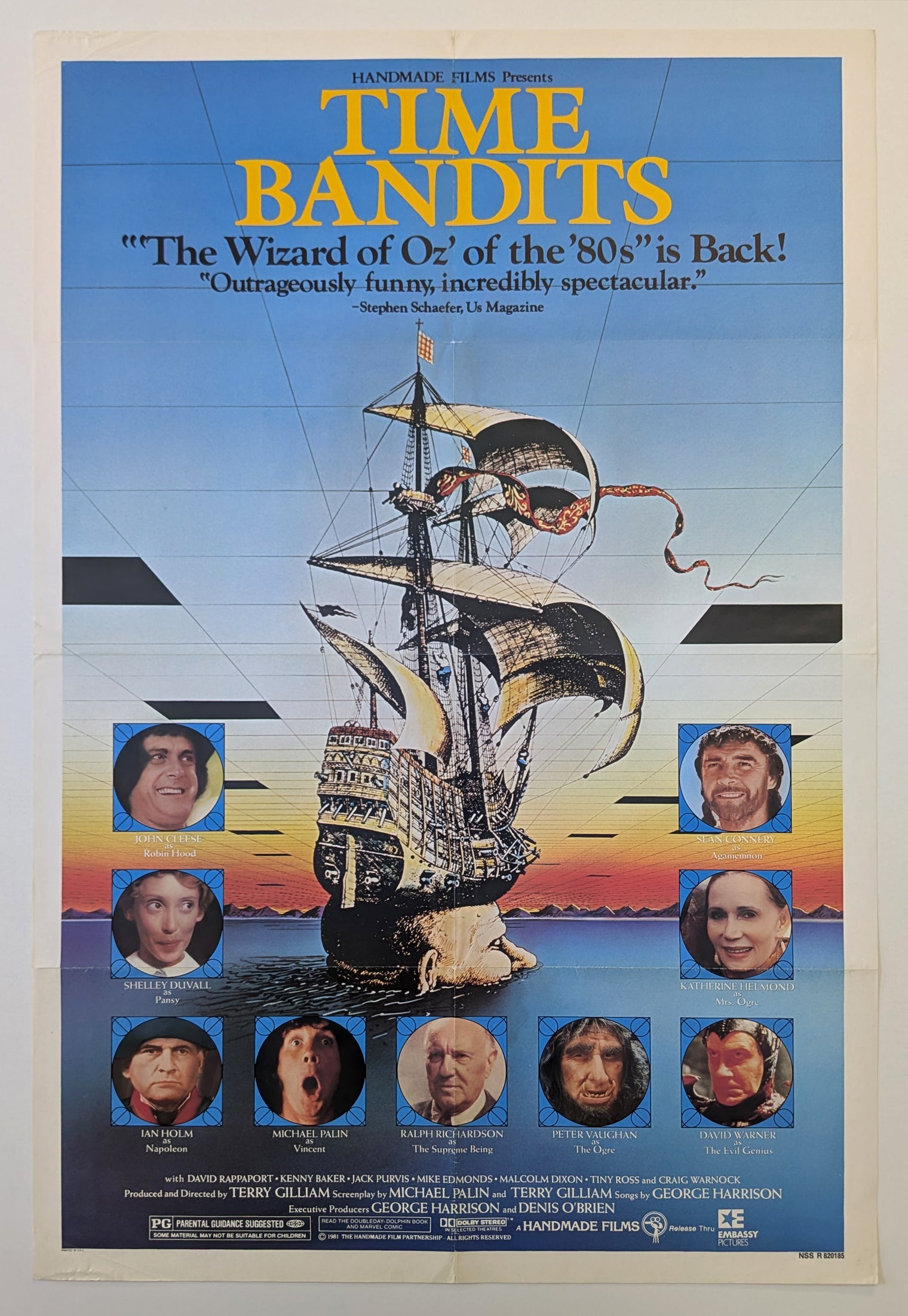 TIME BANDITS (1981) – US one sheet
