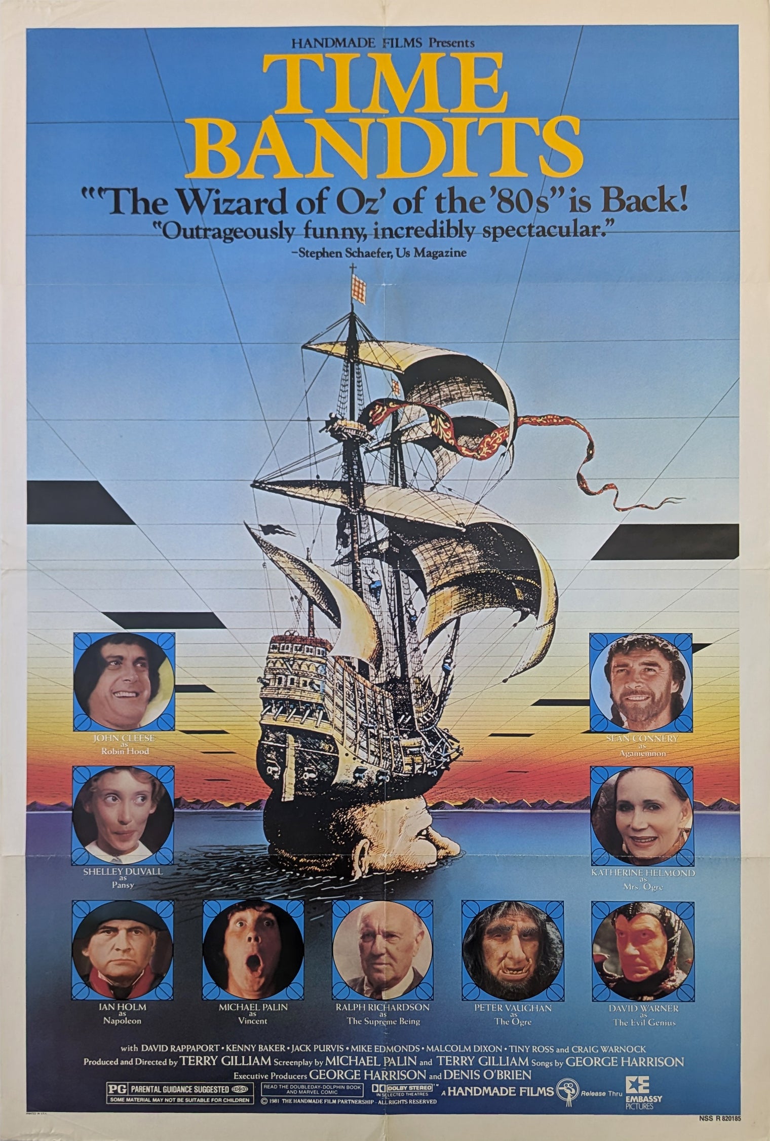 TIME BANDITS (1981) – US one sheet