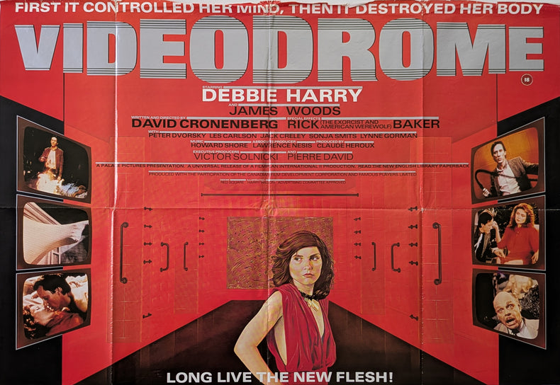 VIDEODROME (1983) – UK one sheet