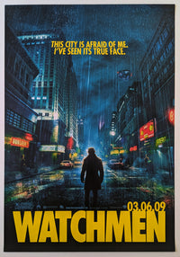 WATCHMEN (2009) – US double sided poster