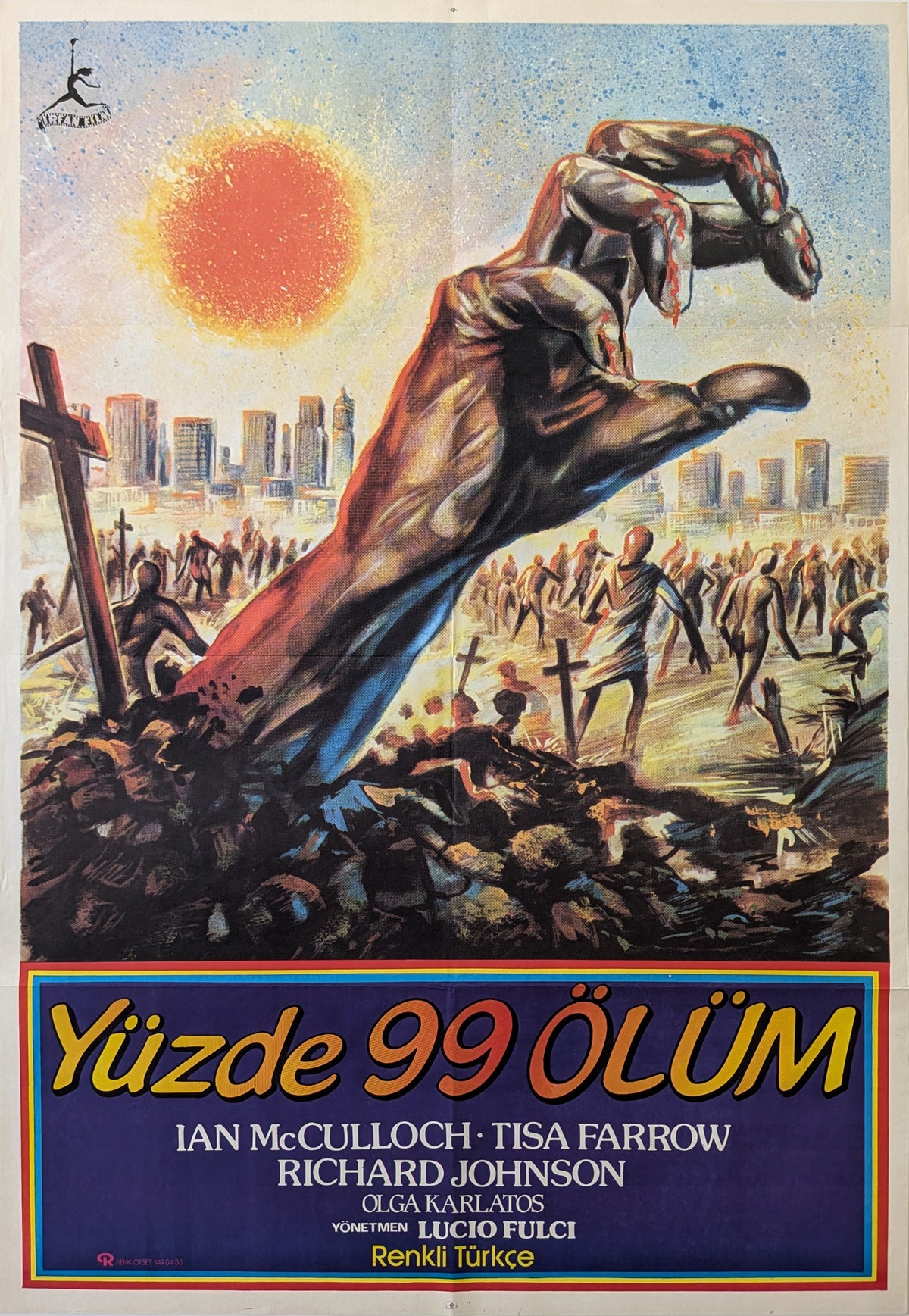 ZOMBIE (1979) – Turkish poster