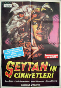 SEVEN DEATH'S IN THE CAT'S EYE - Turkish poster