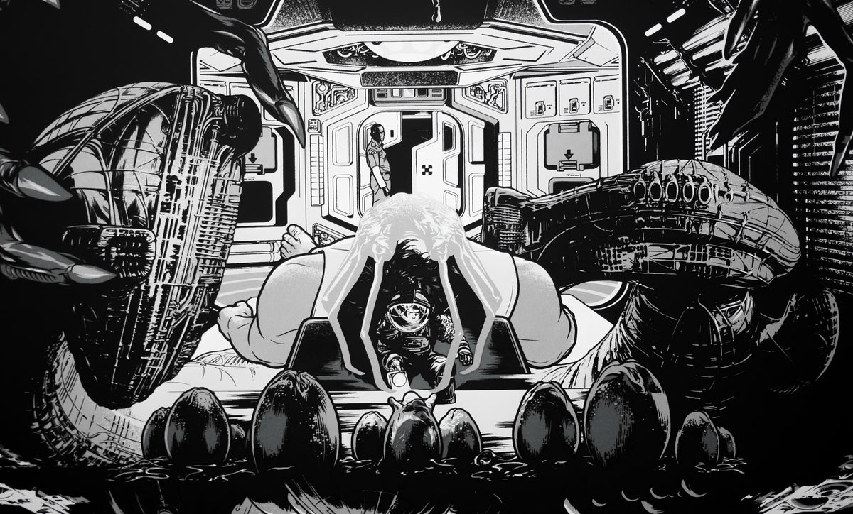 ALIEN (regular) by Martin Ansin – RARE PRINTS AND POSTERS