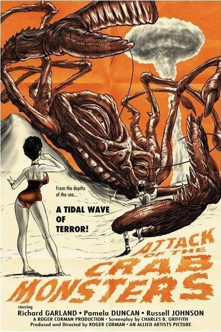 ATTACK OF THE CRAB MONSTERS by Stephen Sandoval – RARE PRINTS AND POSTERS