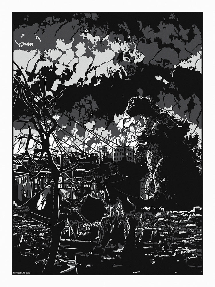 TOKYO 1954 by N.E. signed limited edition screen print – RARE