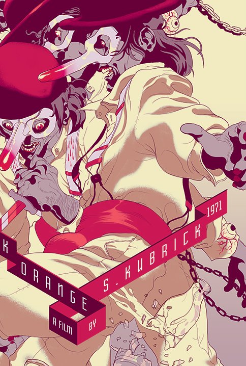A CLOCKWORK ORANGE (variant) by Tomer Hanuka