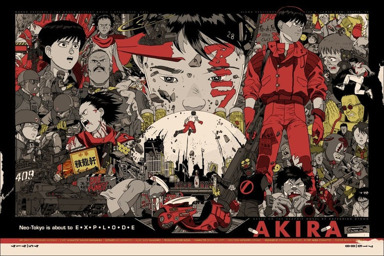 AKIRA (variant) by Tyler Stout | Signed Limited Edition Print