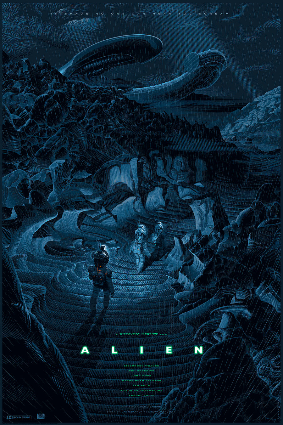ALIEN (metal) by Laurent Durieux