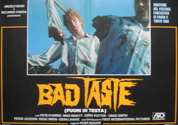 BAD TASTE - Italian photobusta poster v2