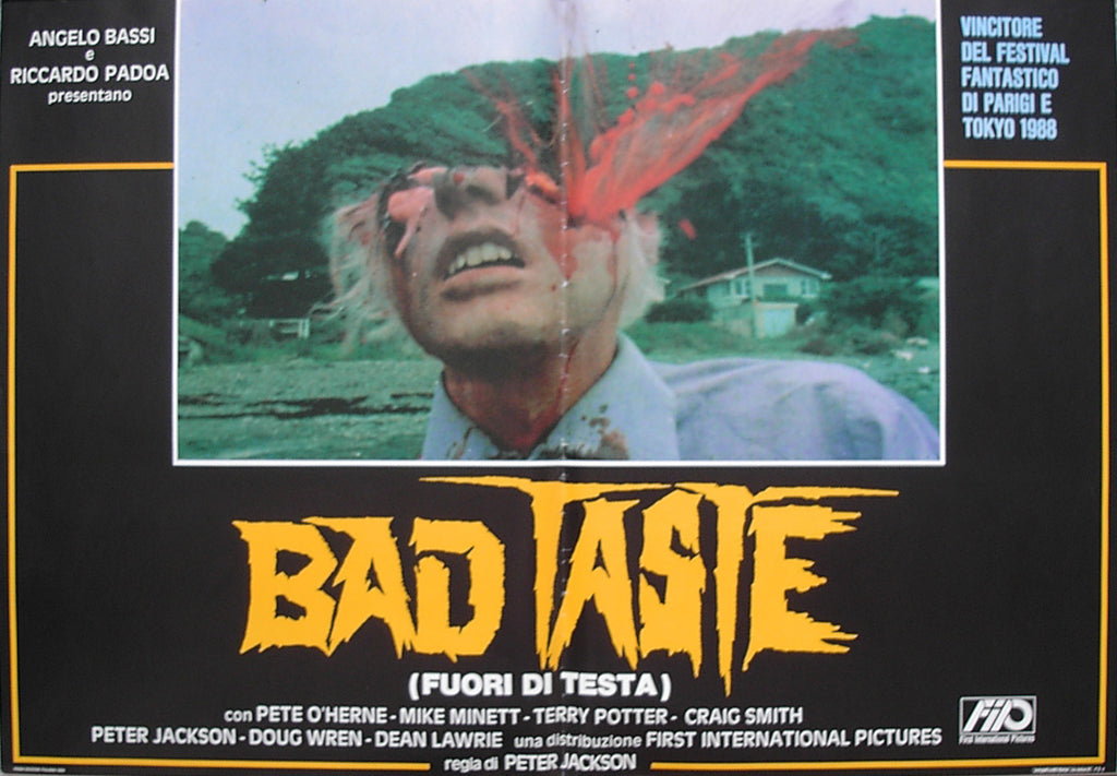BAD TASTE - Italian photobusta poster v3
