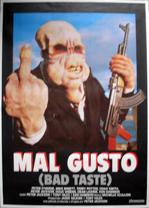 BAD TASTE - Spanish poster