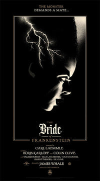 BRIDE OF FRANKENSTEIN, THE by Olly Moss