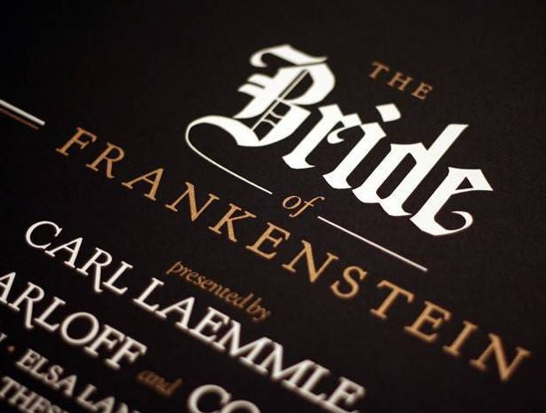 BRIDE OF FRANKENSTEIN, THE by Olly Moss