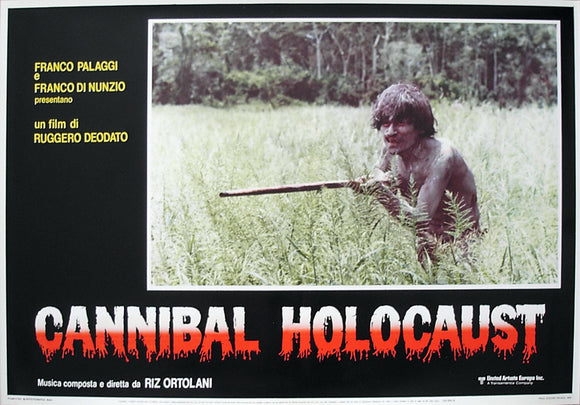 CANNIBAL HOLOCAUST - Italian photobusta poster v2