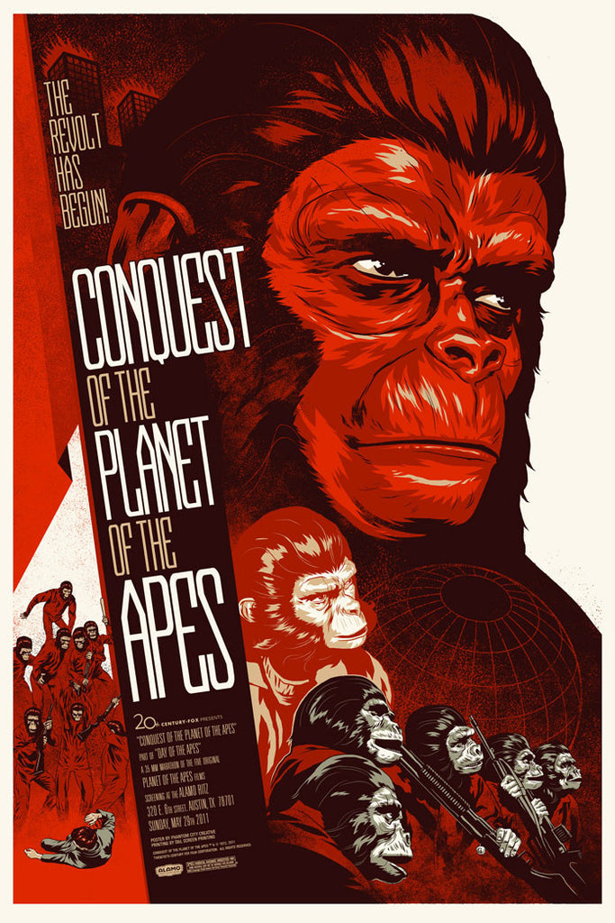 CONQUEST OF THE PLANET OF THE APES (regular) by Phantom City Creative