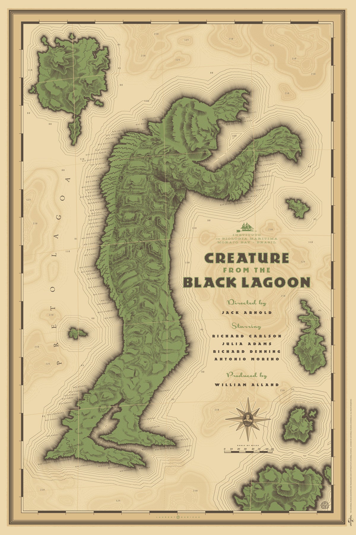 CREATURE FROM THE BLACK LAGOON by Laurent Durieux
