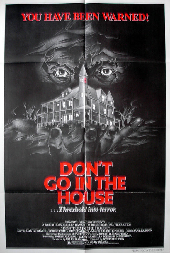 DON'T GO INTO THE HOUSE - US one-sheet poster