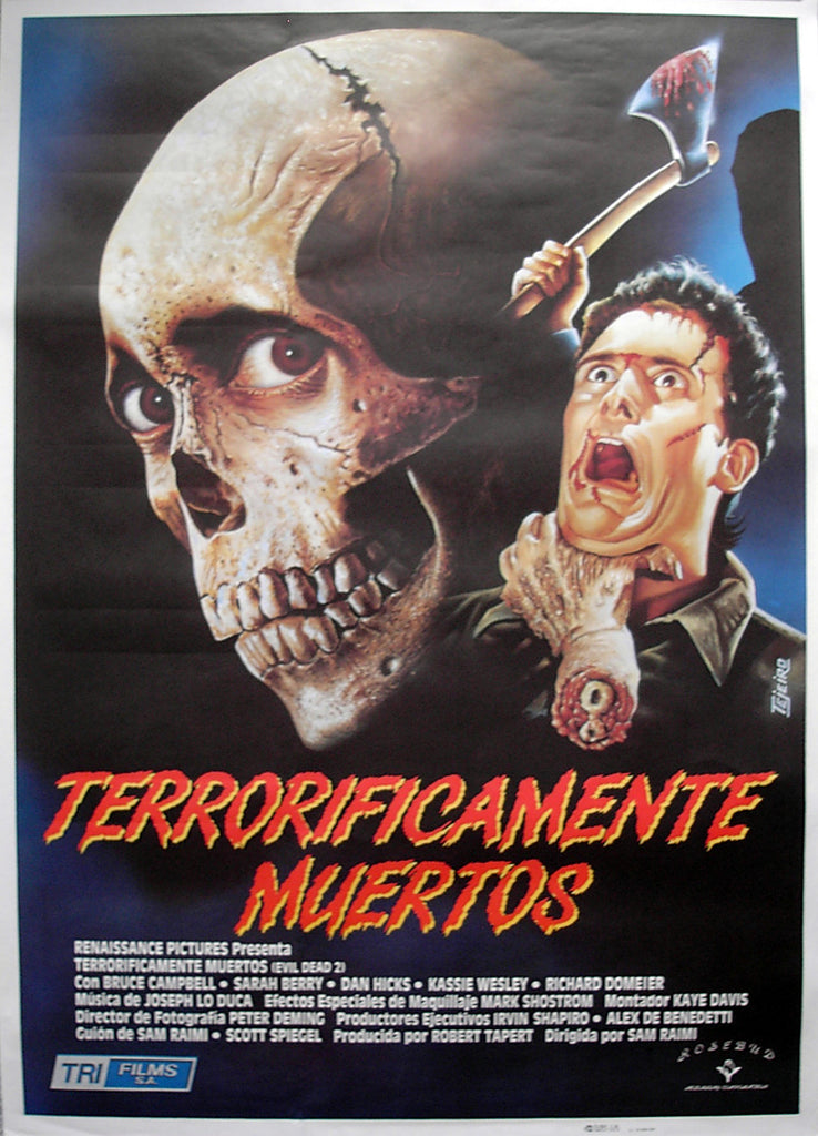 EVIL DEAD 2 - Spanish poster