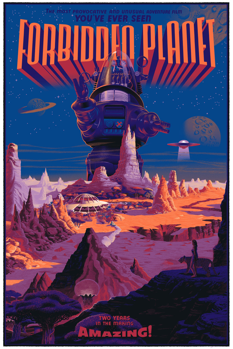 FORBIDDEN PLANET (variant) by Laurent Durieux